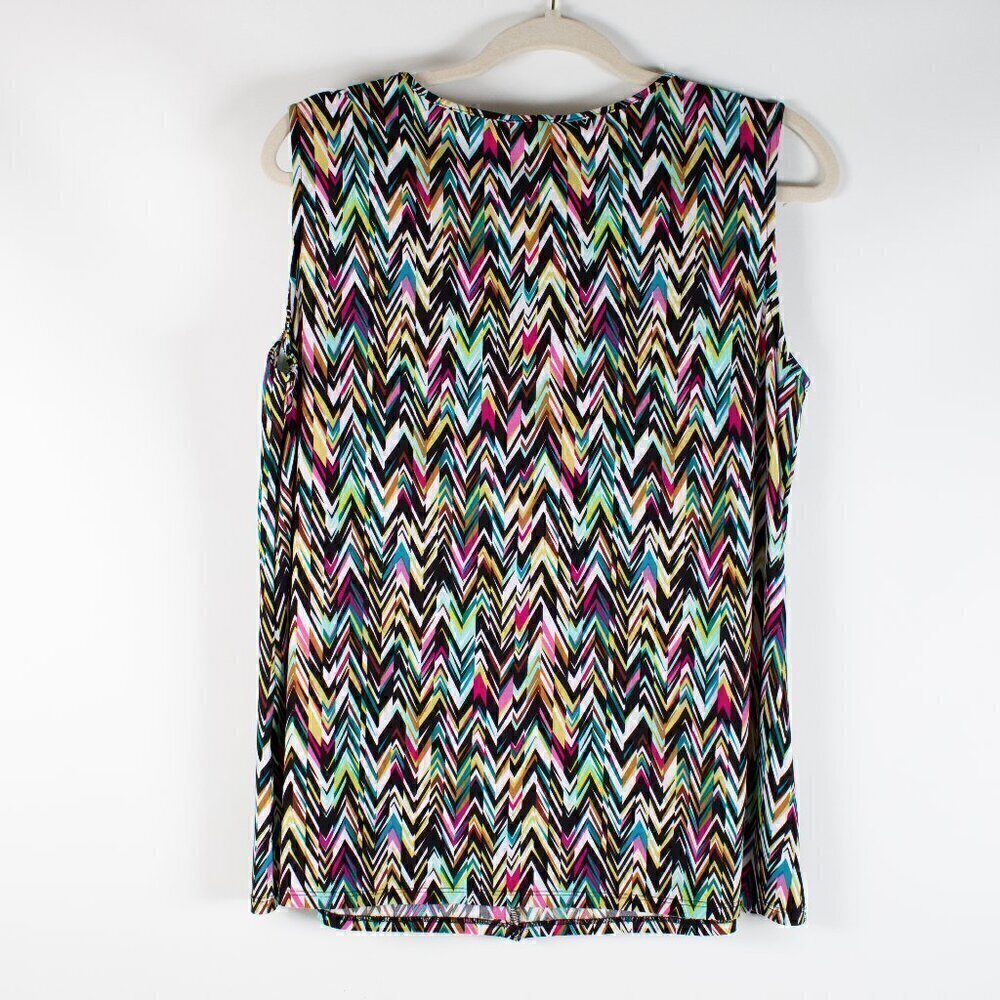 Roz & Ali Sleeveless Blouse Size 1X - Picture 4 of 8